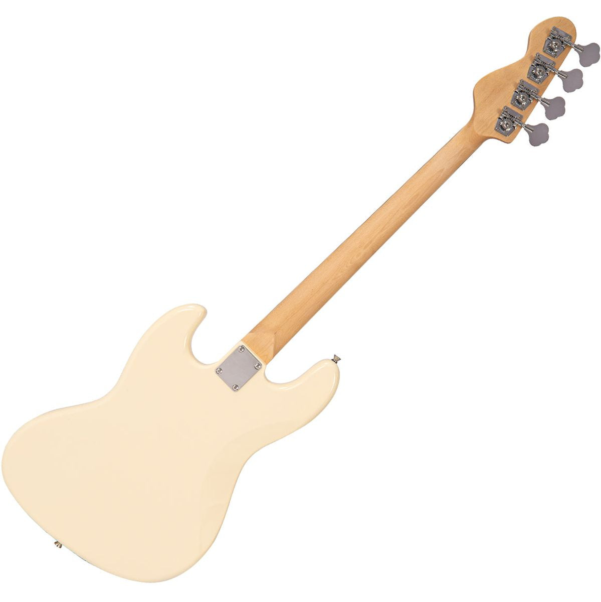 Vintage V49 Coaster Series Bass Guitar - Vintage White