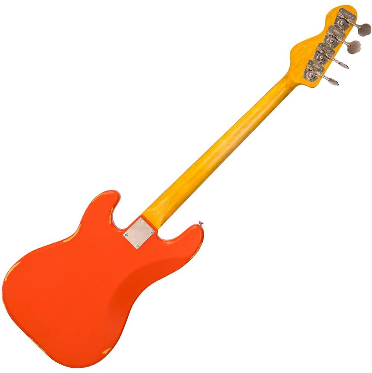 Vintage V4 Bass Icon - Distressed Firenza Red