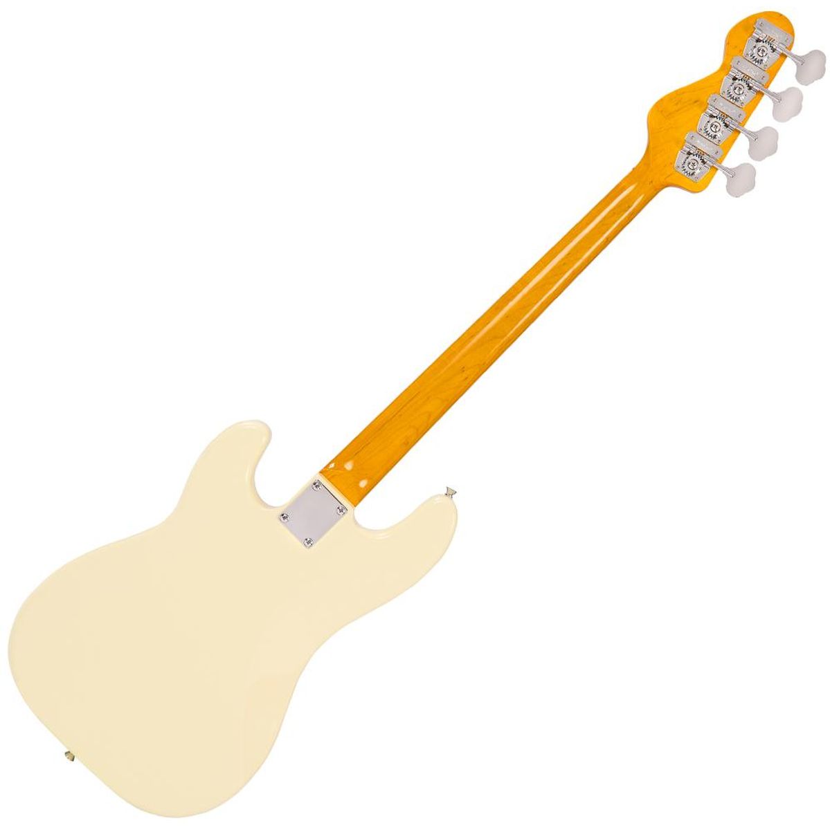 Vintage V4 Bass-Vintage White