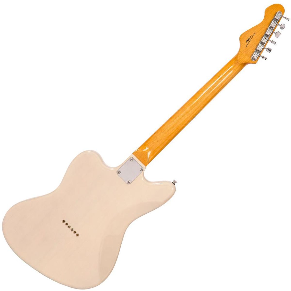 Vintage V65 Hardtail Electric Guitar - Blonde