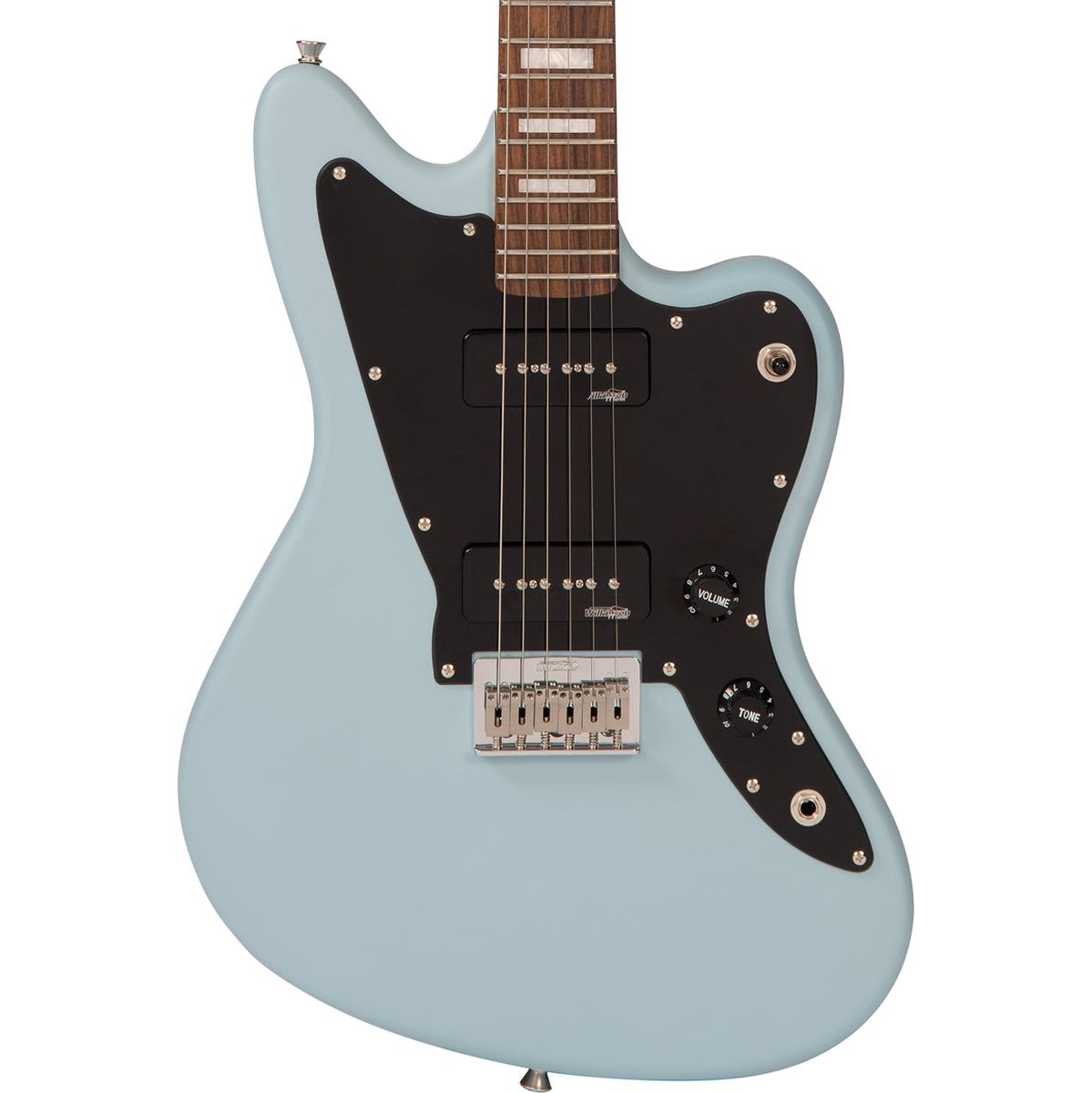 Vintage V65 Hardtail Electric Guitar - Satin Blue