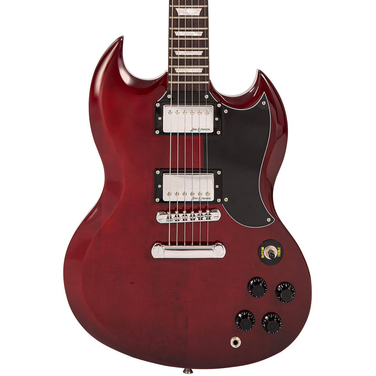 Vintage V69 Coaster Series Electric Guitar - Cherry Red