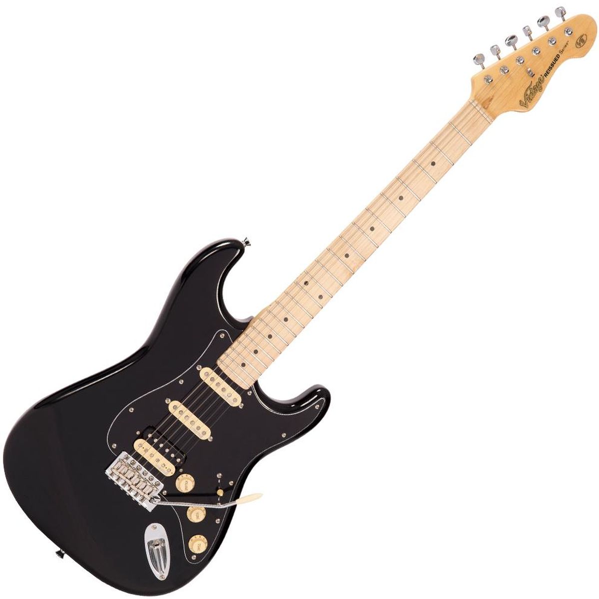 Vintage Electric Guitar - HSS - Boulevard Black