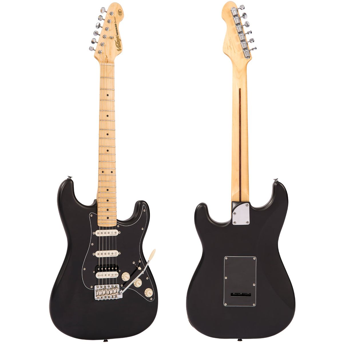 Vintage Electric Guitar - HSS - Boulevard Black