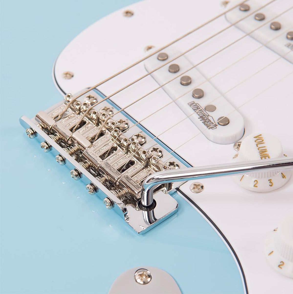 Vintage Electric Guitar-Laguna Blue