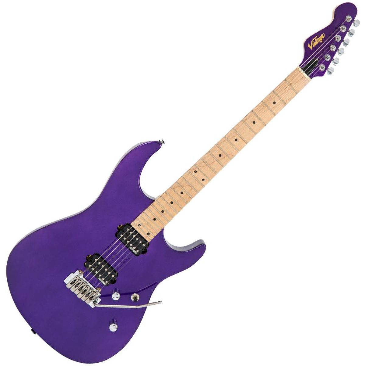 Vintage V6 24 Electric Guitar - Pasadena Purple