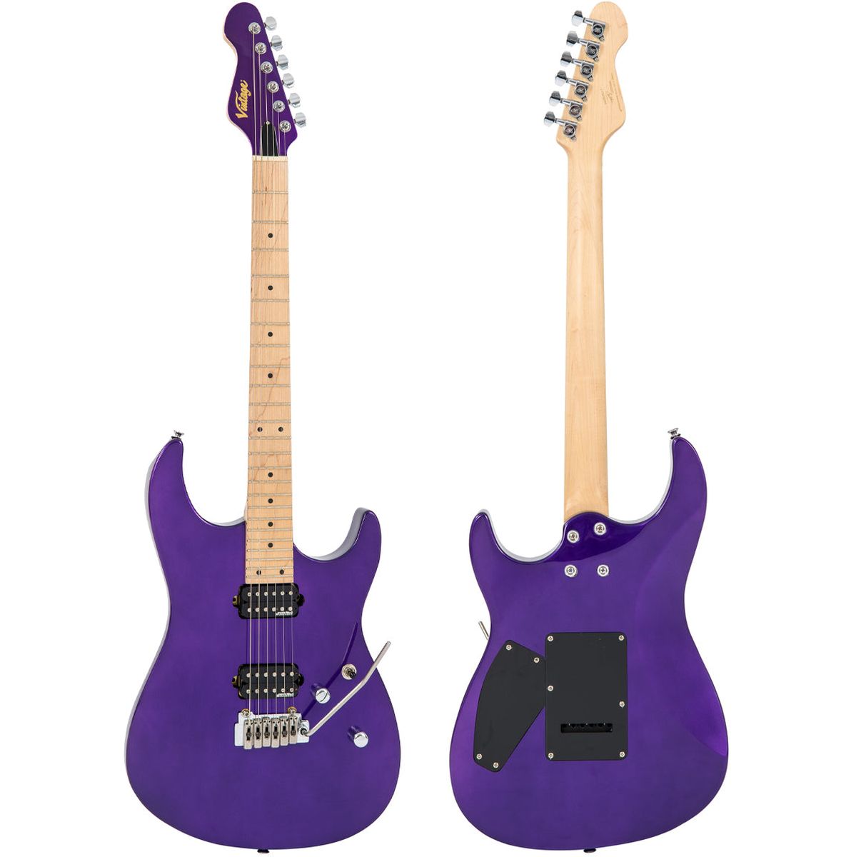 Vintage V6 24 Electric Guitar - Pasadena Purple