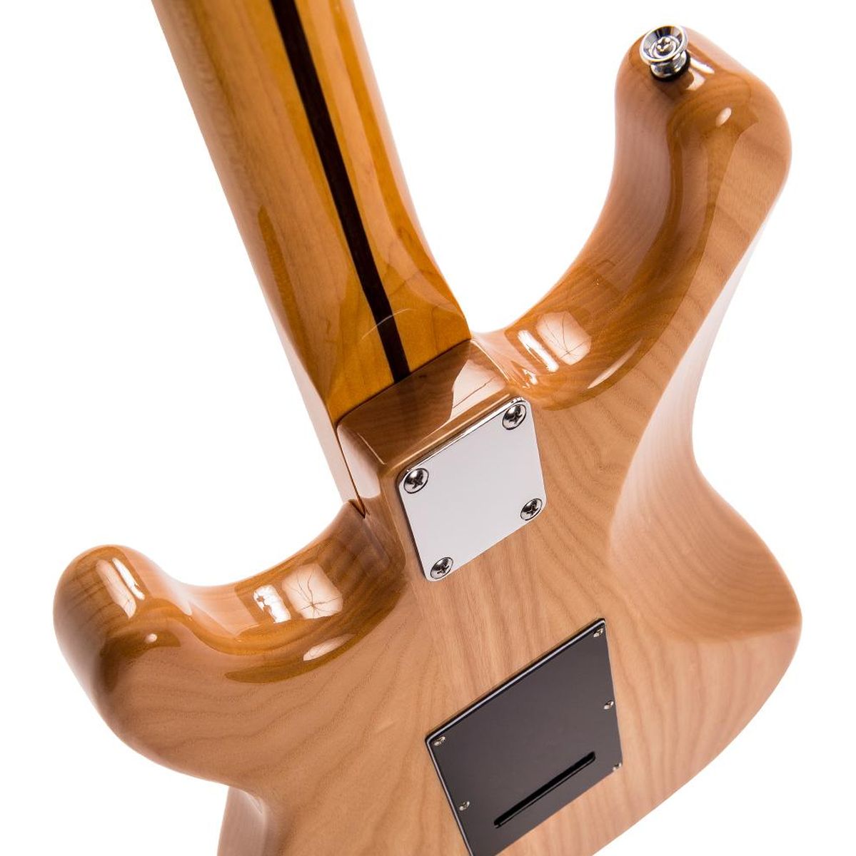 Vintage Electric Guitar - Maple FB - Natural Ash