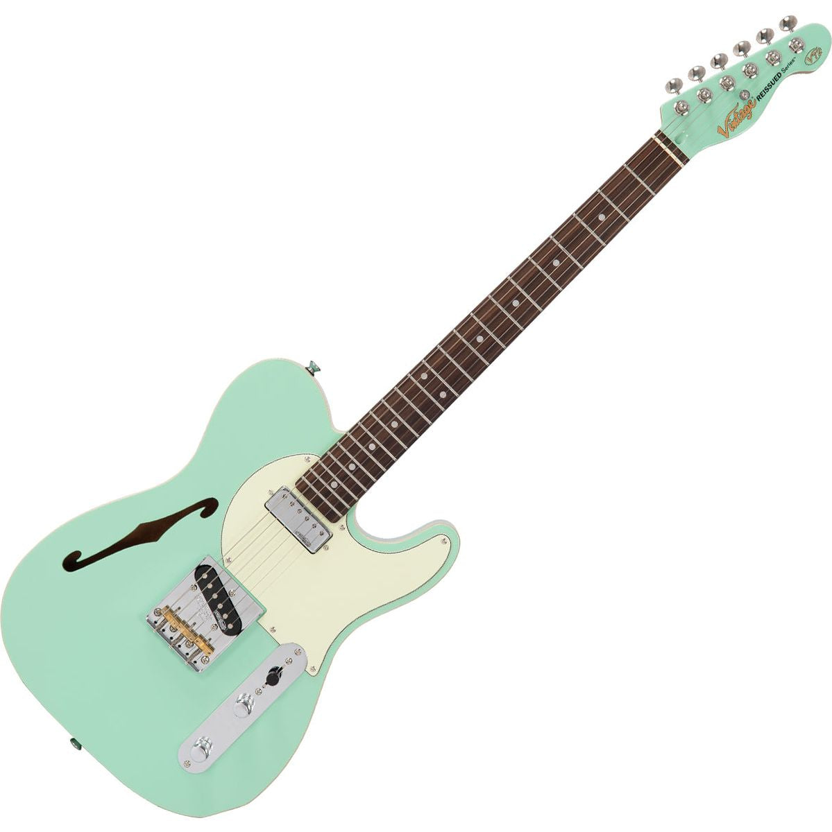 Vintage V72 Electric Guitar - Ventura Green