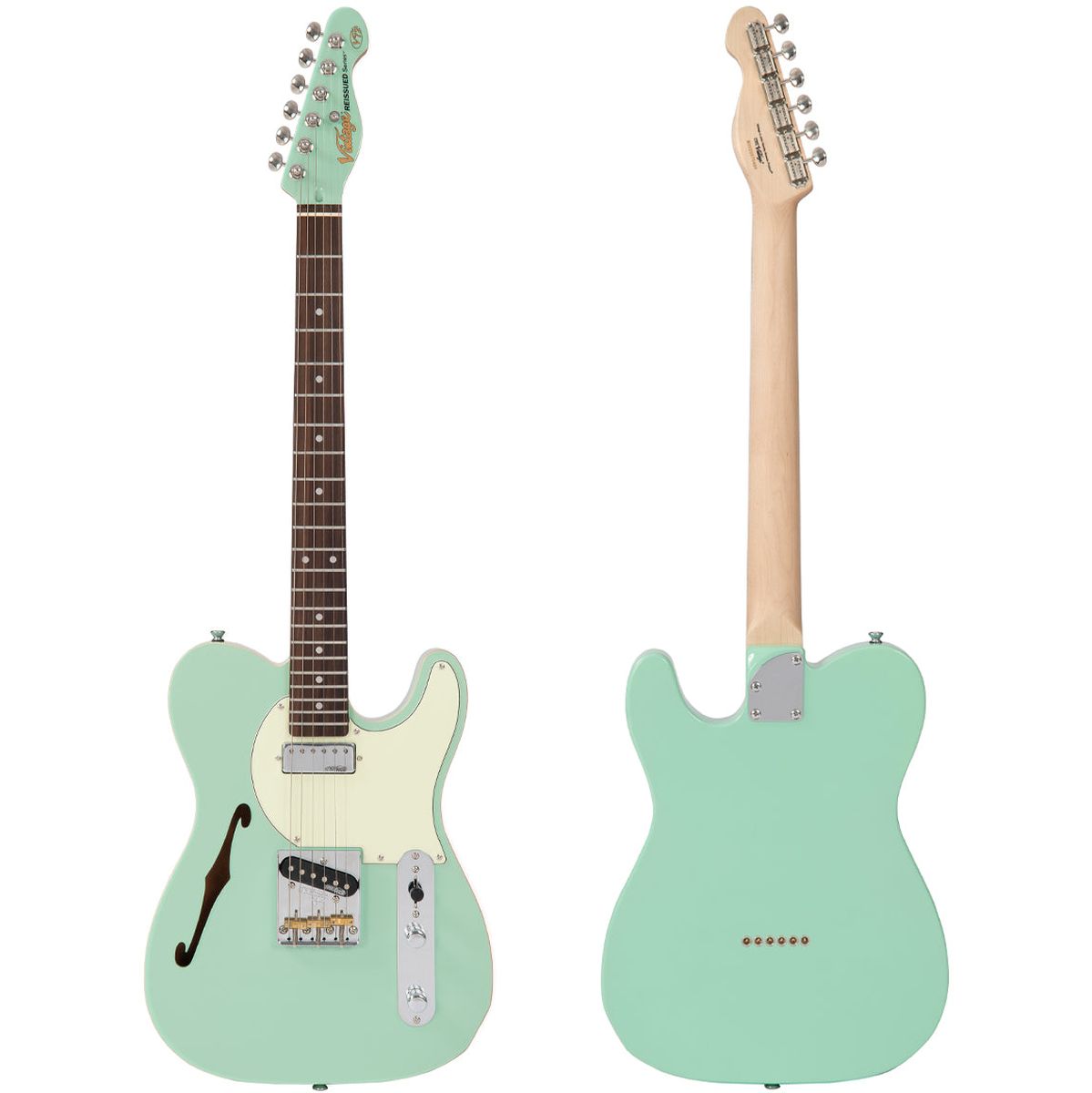 Vintage V72 Electric Guitar - Ventura Green