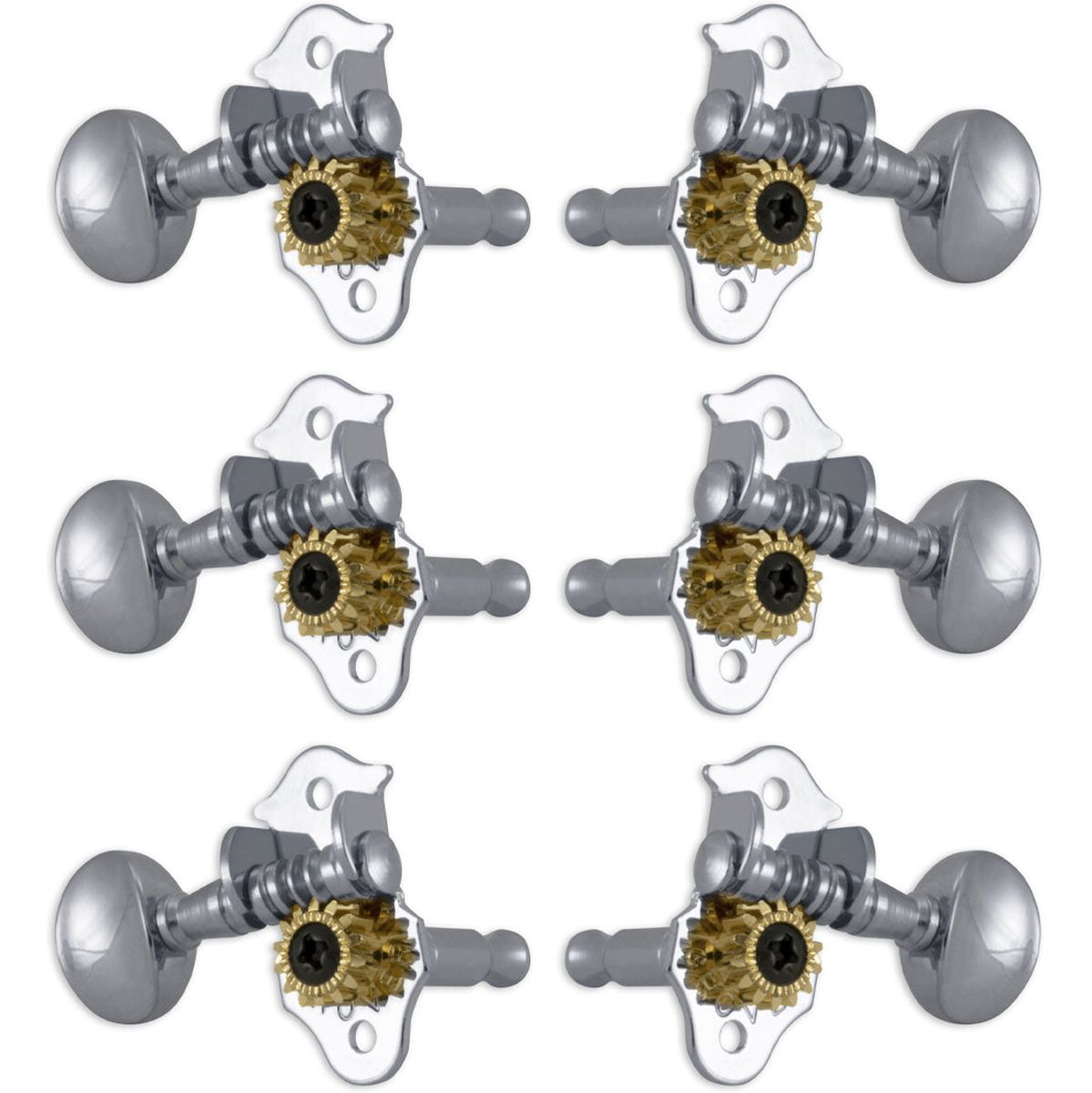 Grover Sta Tite Machine Set Chrome