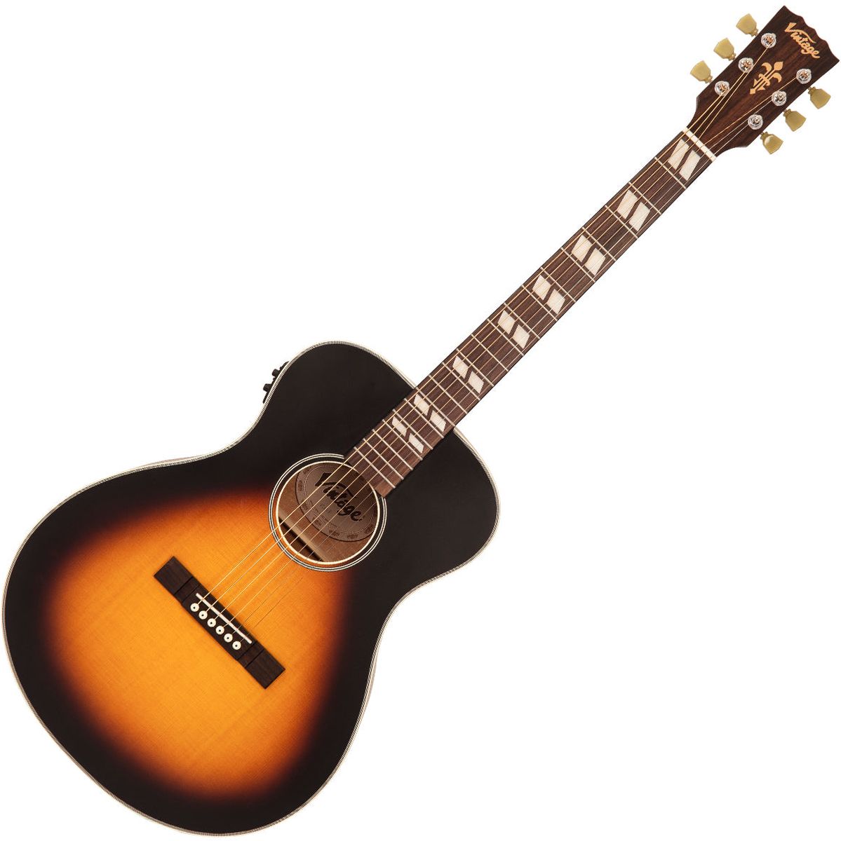 Vintage Historic Electro Folk Guitar - Vintage Sunburst