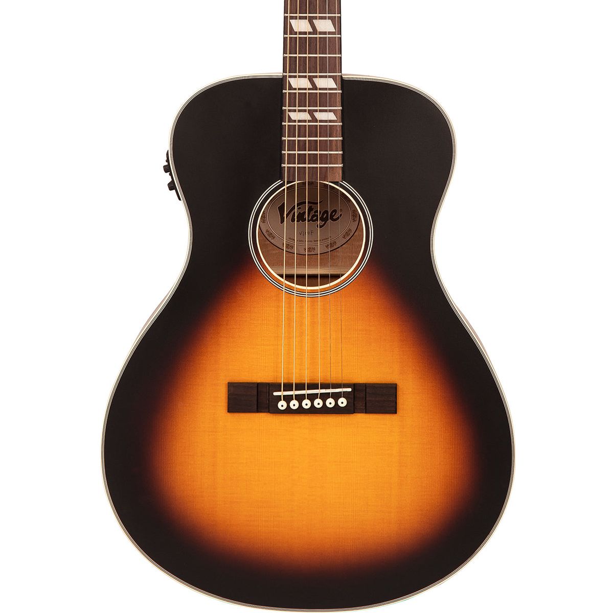 Vintage Historic Electro Folk Guitar - Vintage Sunburst