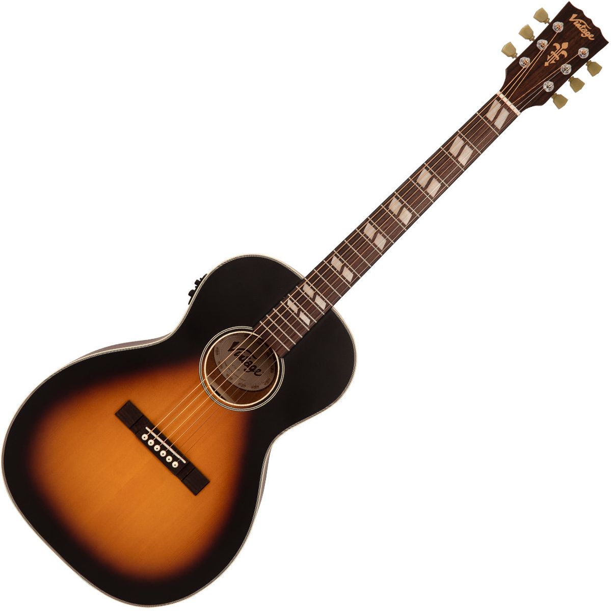 Vintage Historic Electro Parlour Guitar - Vintage Sunburst