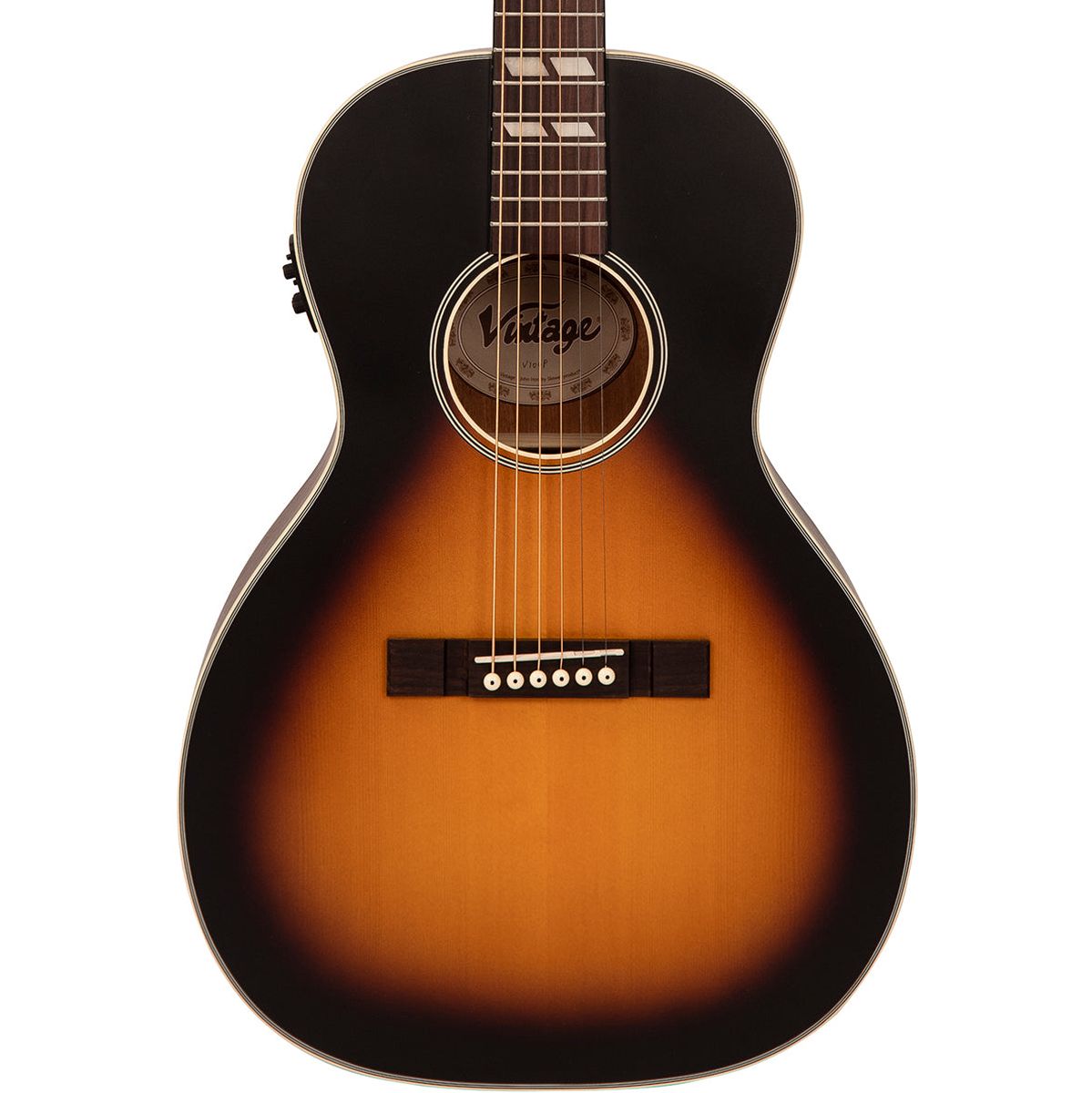 Vintage Historic Electro Parlour Guitar - Vintage Sunburst