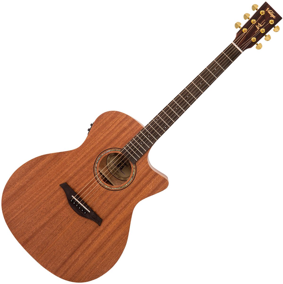 Vintage Mahogany Series - Electro Cutaway Grand Auditorium Guitar