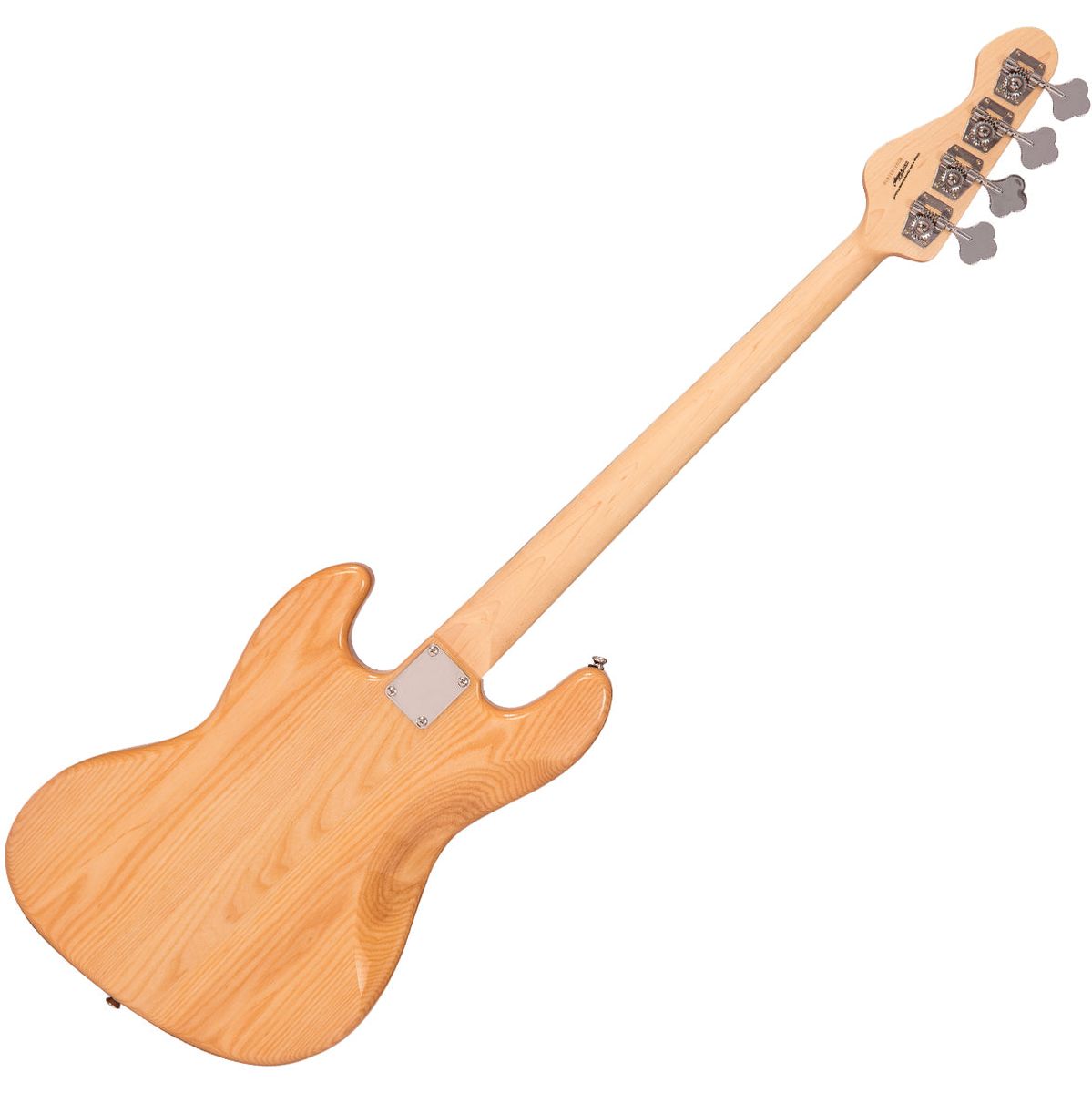 Vintage VJ74 Bass - Maple Board - Natural Ash Body