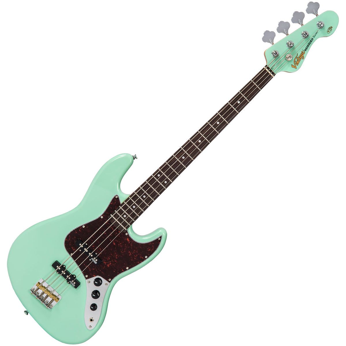 Vintage VJ74 Bass - Ventura Green