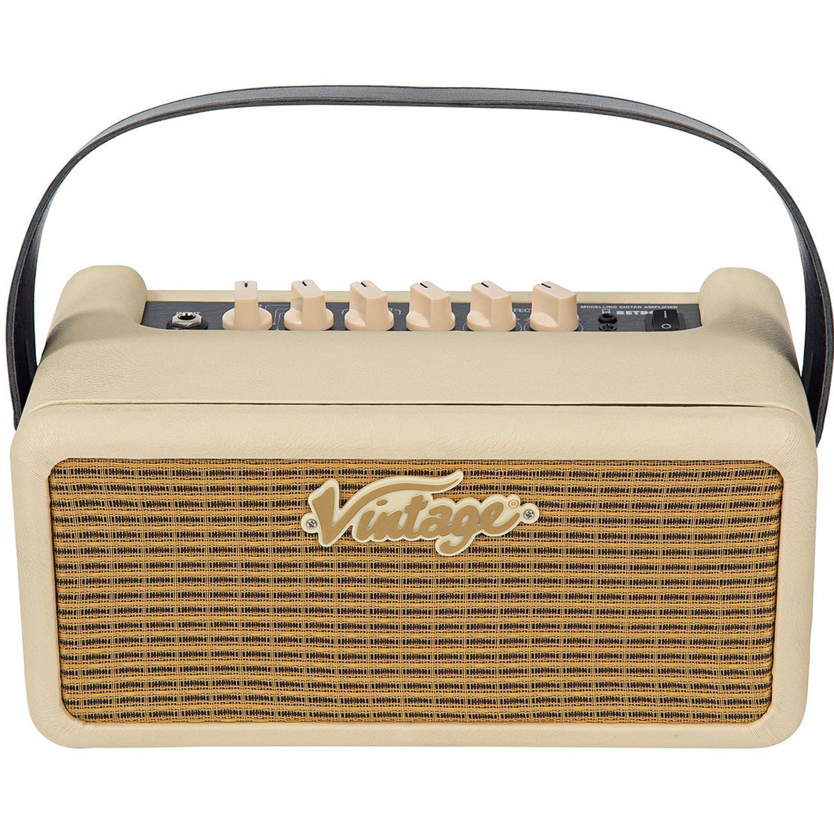 Vintage Retro 15W Gitaar versterker DSP ~ Vintage White