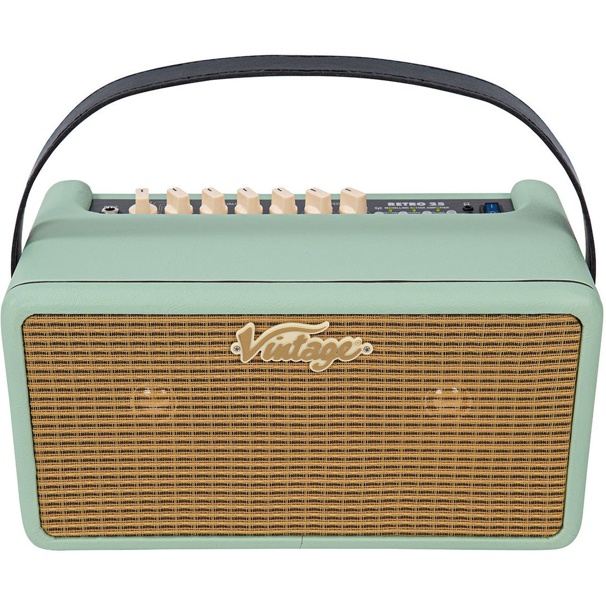 Vintage Retro 25W Gitaar versterker DSP ~ Mint Green