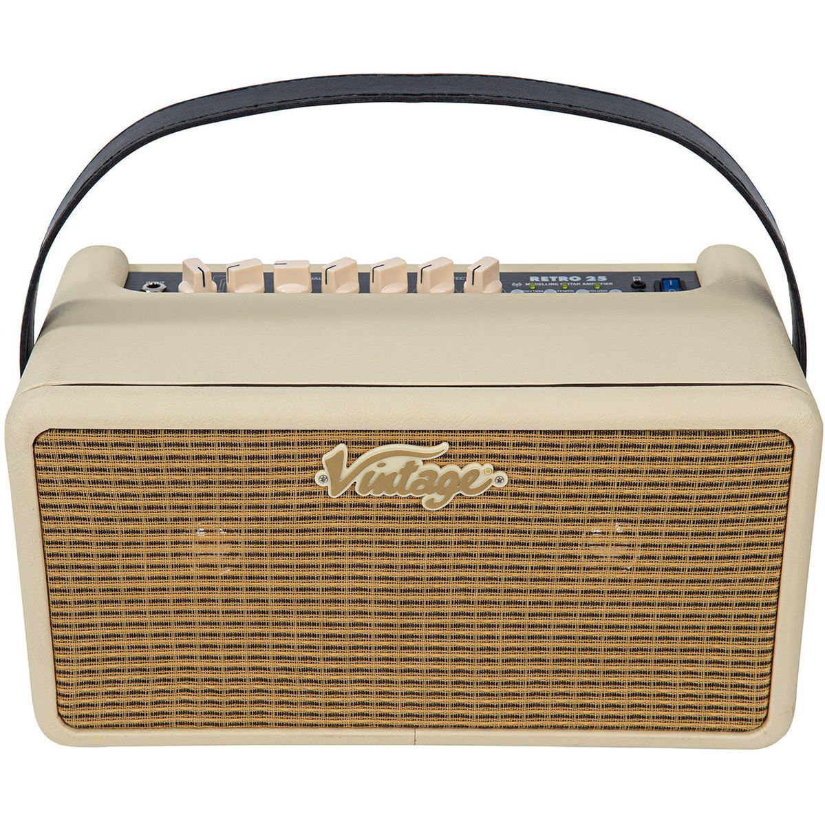 Vintage Retro 25W Gitaar versterker DSP ~ Vintage White