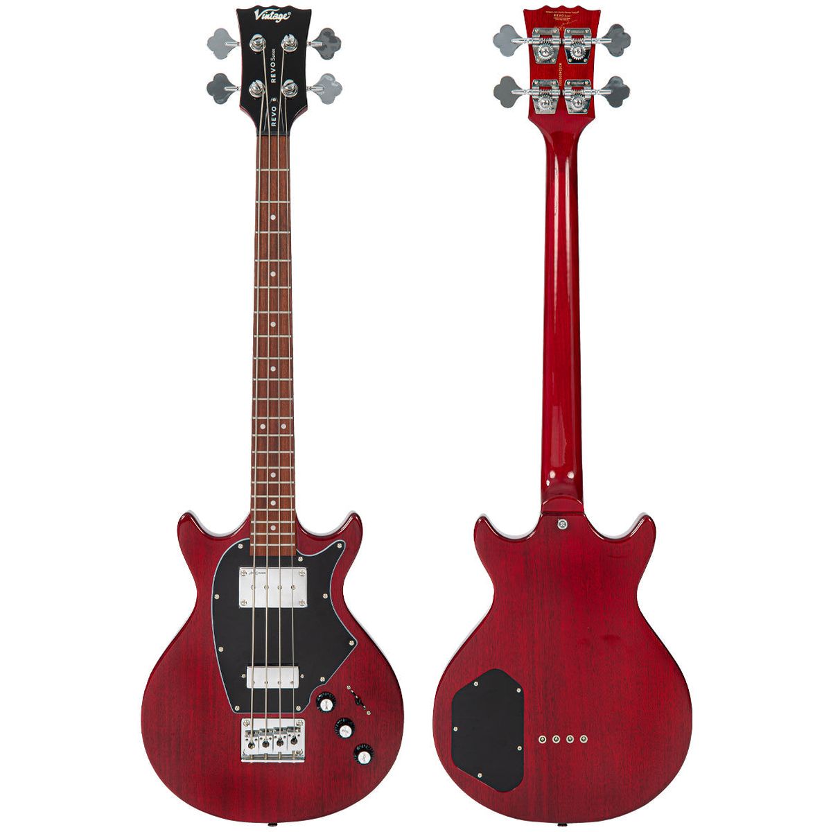 Vintage Revo Series Callan Bass - Thru Cherry Red