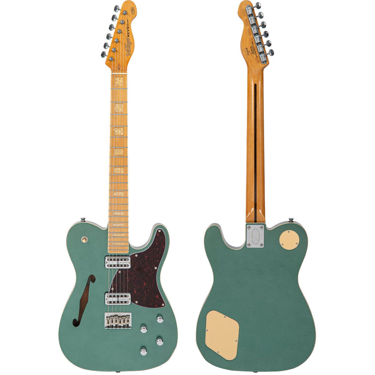 Vintage Revo Series Midline Guitar - Metallic Green