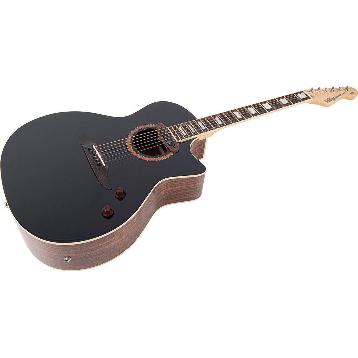 Vintage Revo Elektra Acoustic - Black
