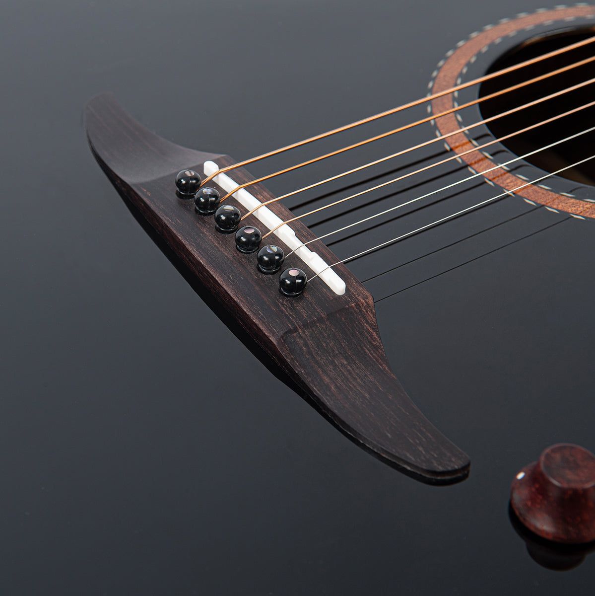 Vintage Revo Elektra Acoustic - Black