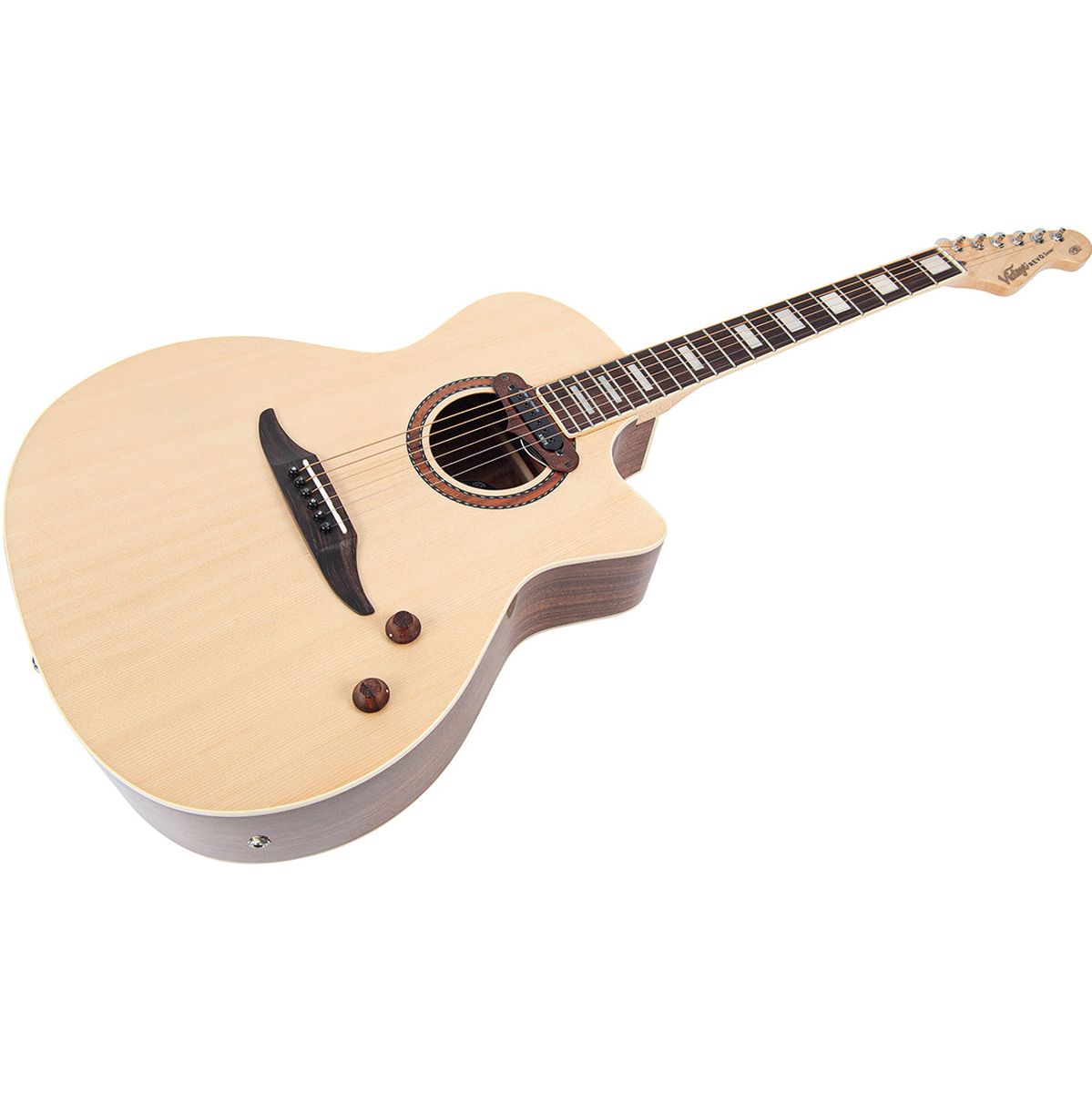 Vintage Revo Elektra Acoustic - Natural Spruce
