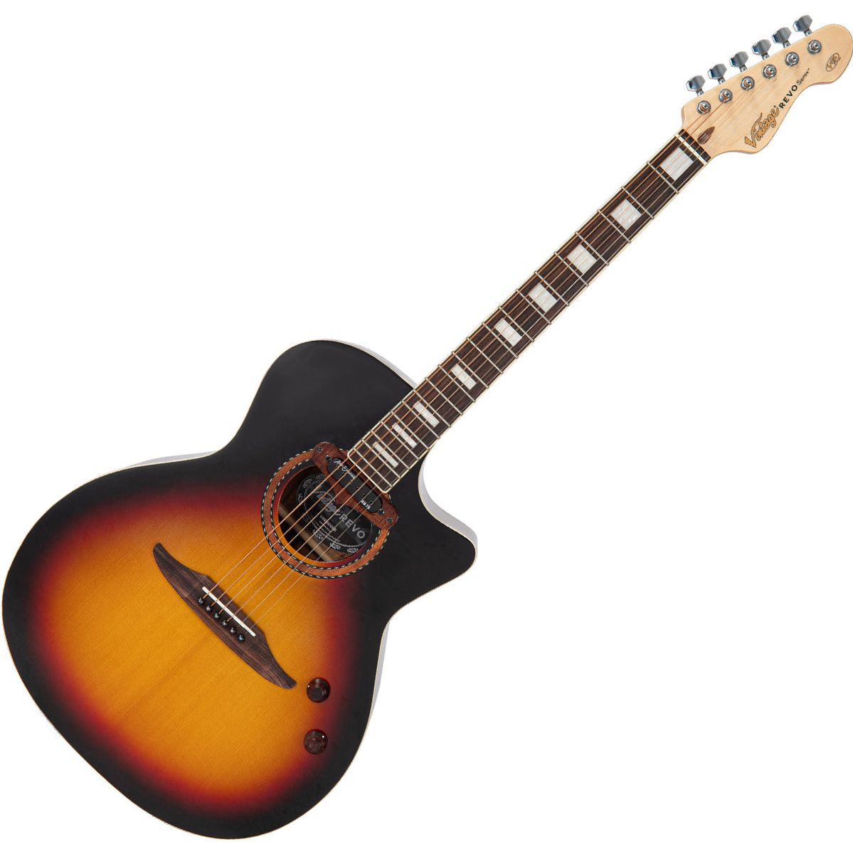 Vintage Revo Elektra Acoustic - Sunburst