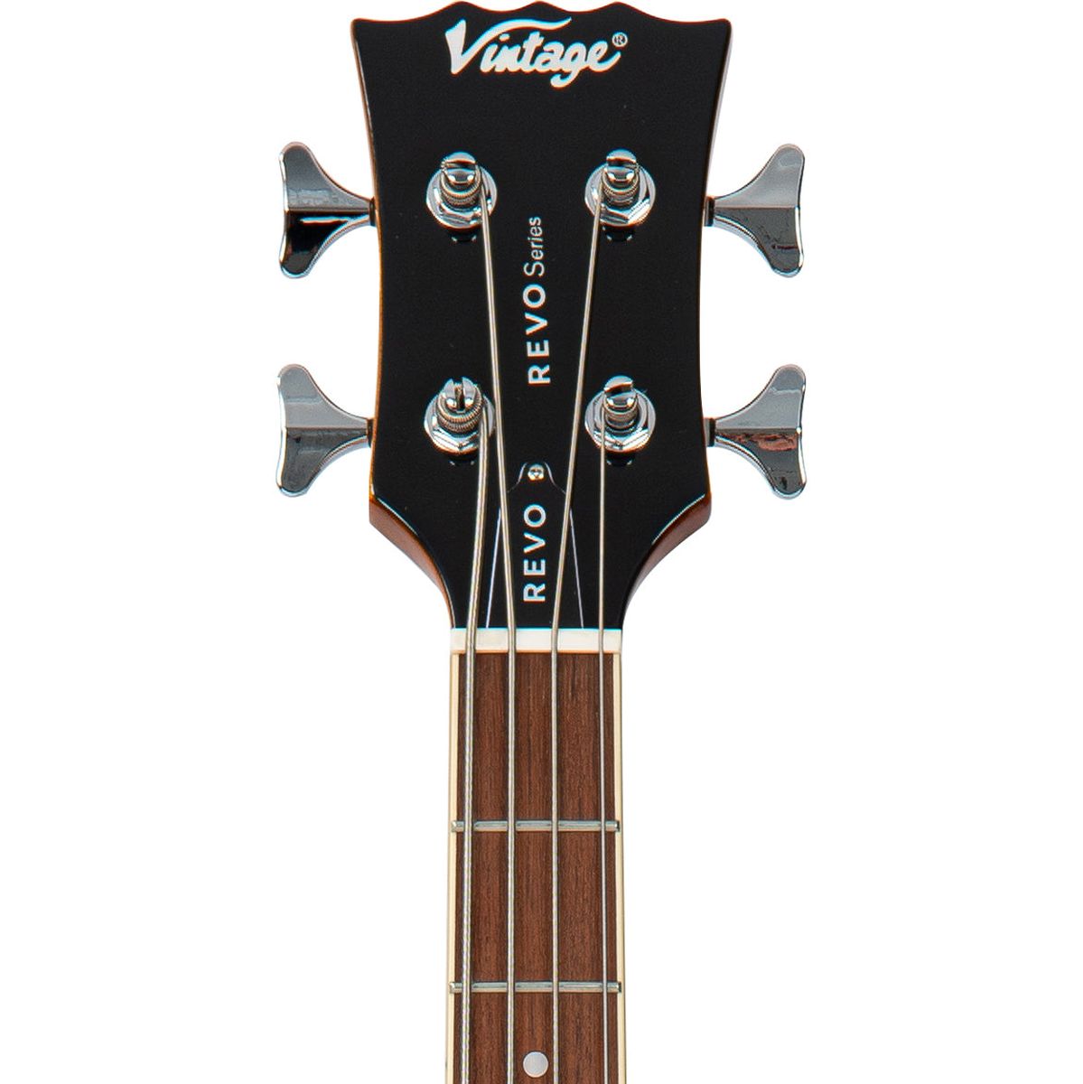 Vintage Revo Series Supreme Semi Acoustic Bass - Natural