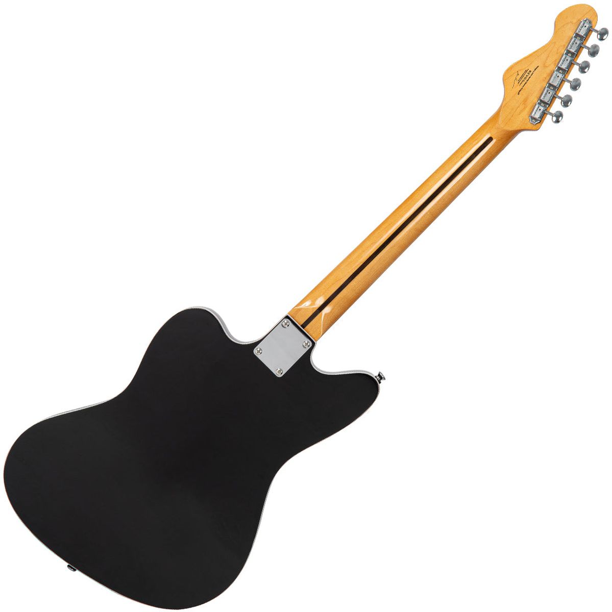 Vintage Revo Series Surfmaster Quad Guitar - Boulevard Black