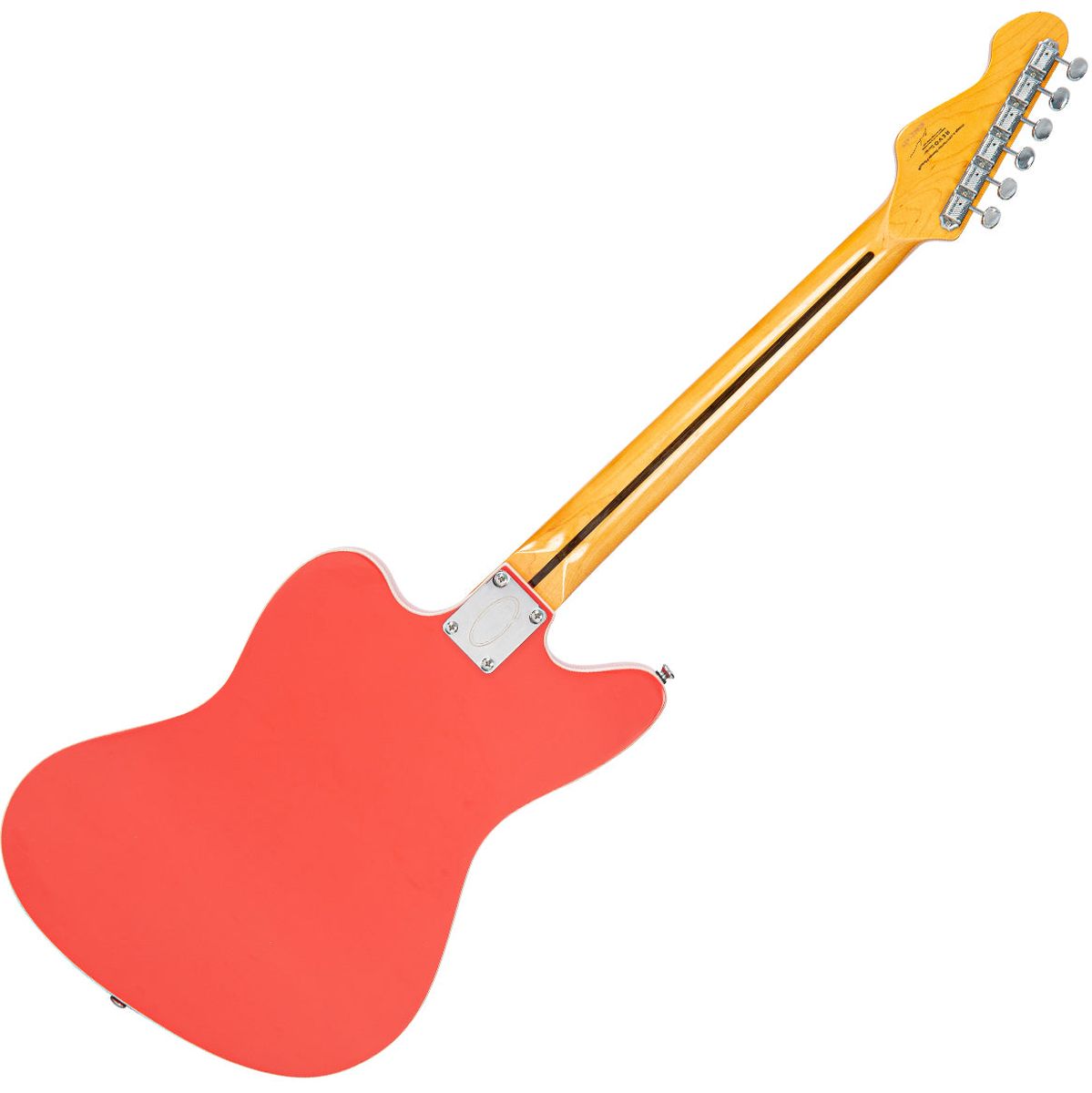 Vintage Revo Series Surfmaster Quad Guitar - Firenza Red