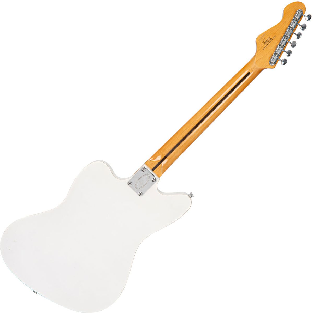 Vintage Revo Series Surfmaster Quad Guitar - Metallic White
