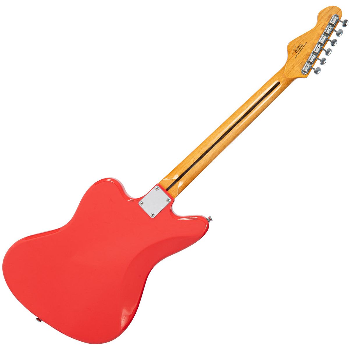 Vintage Revo Series Surfmaster 90 Guitar - Firenza Red