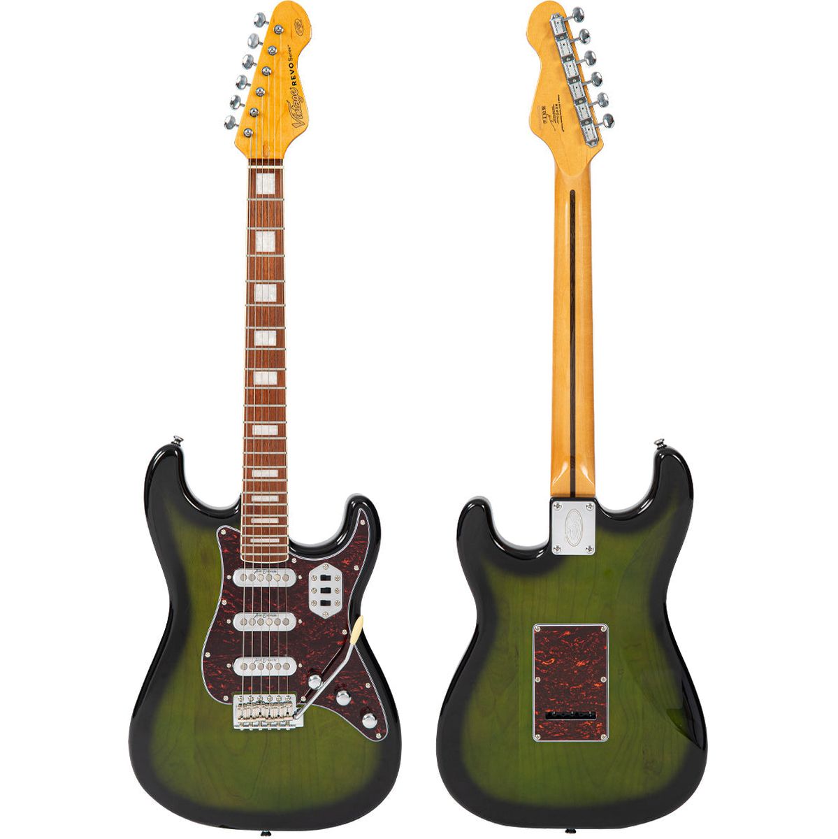 Vintage Revo Series Deluxe Guitar - Greenburst