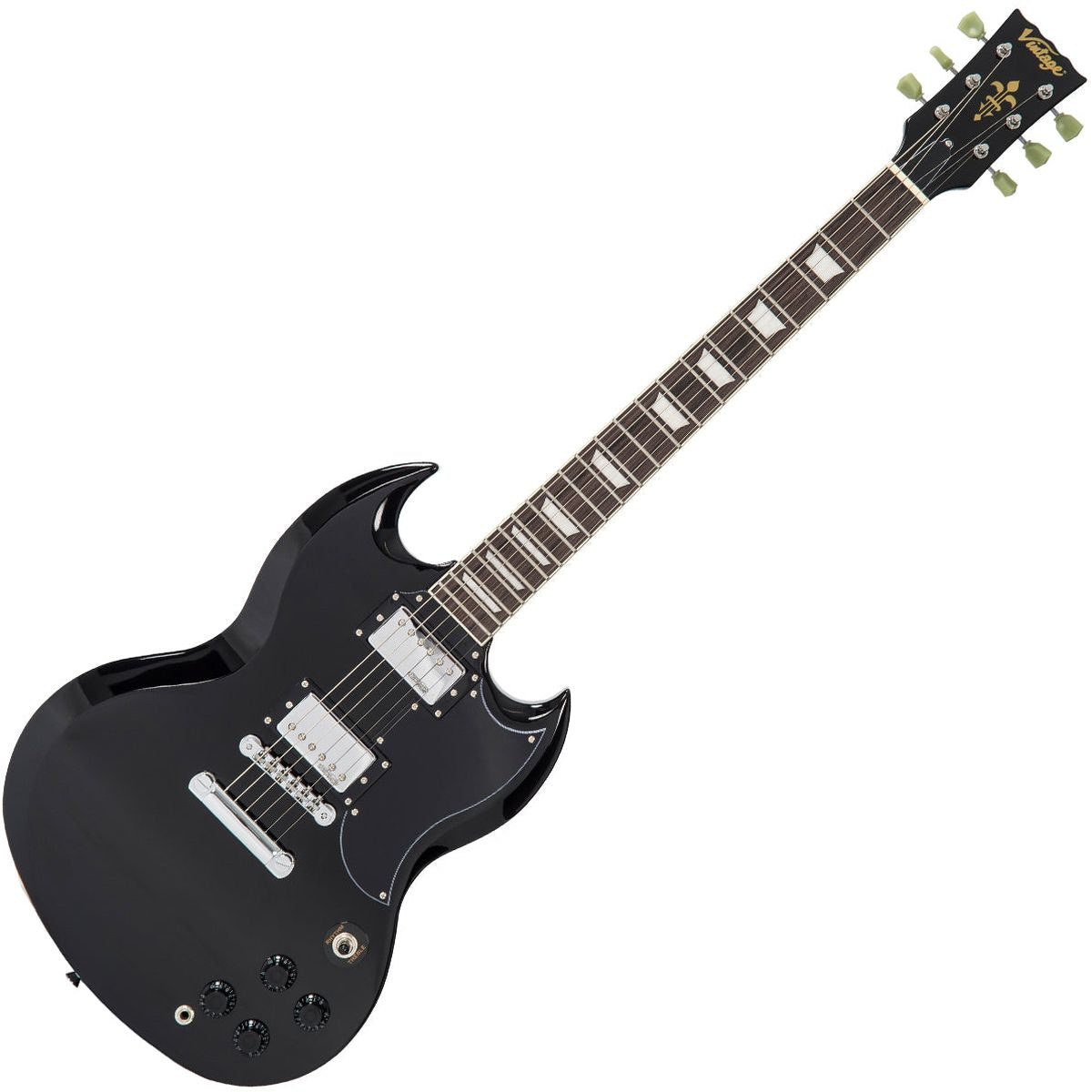 Vintage VS6 Guitar-Gloss Black