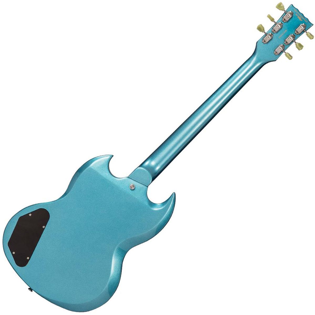 Vintage VS6 Guitar Wvibrola Tailpiece - Gun Hill Blue