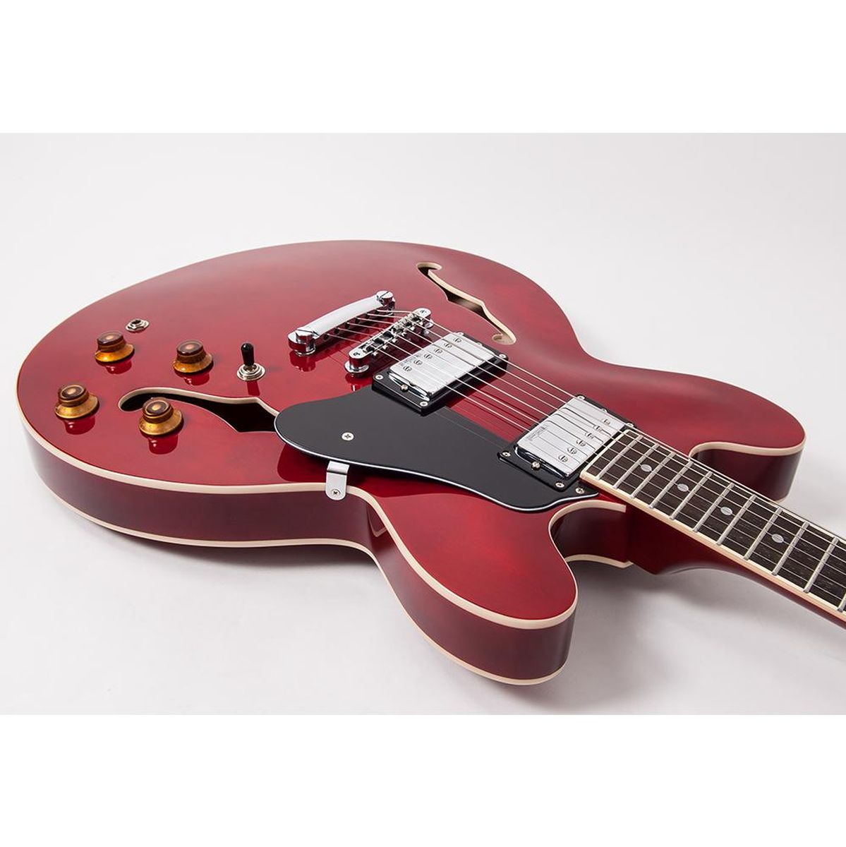 Vintage Semi-Acoustic Guitar - Cherry Red