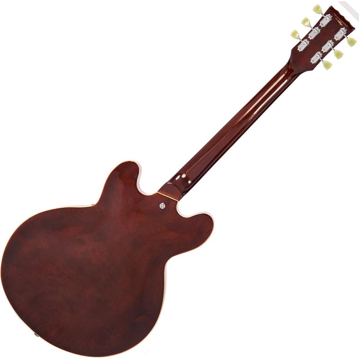 Vintage Semi-Acoustic Guitar - Natural Walnut