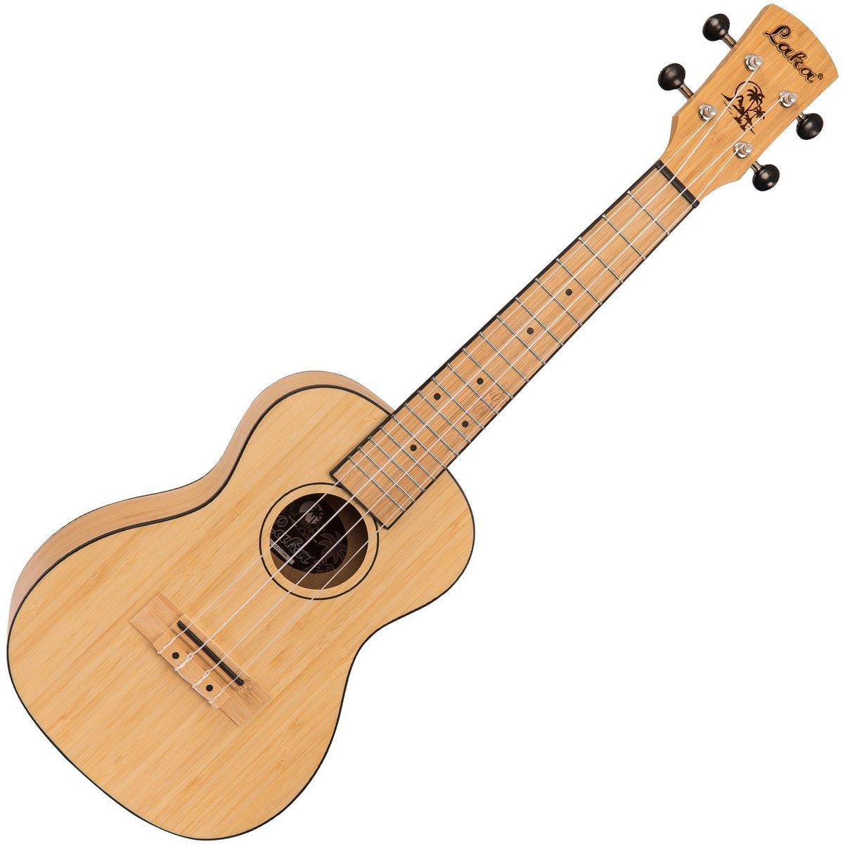 Laka Bamboo Series Ukulele &amp; Bag - Concert