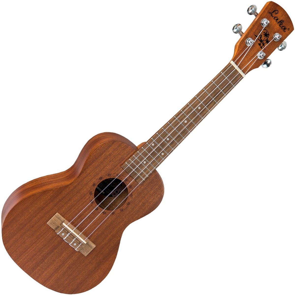 Laka Sapele Series Concert Ukulele &amp; Bag - Natural Mahogany