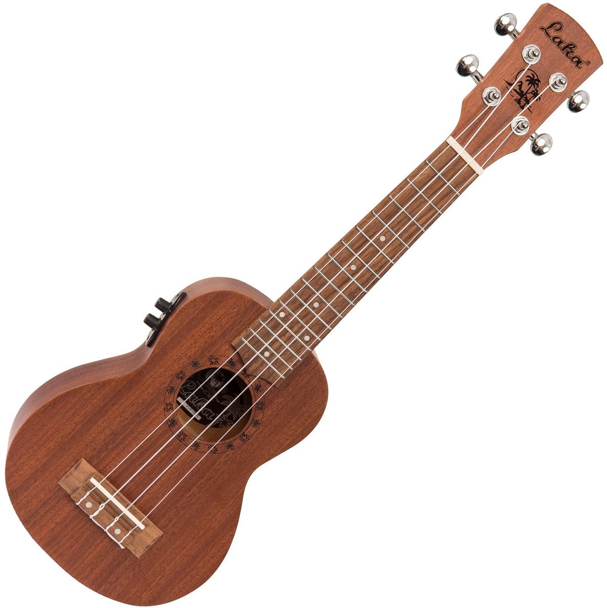 Laka Mahogany Series Electro Ukulele &amp; Bag - Soprano