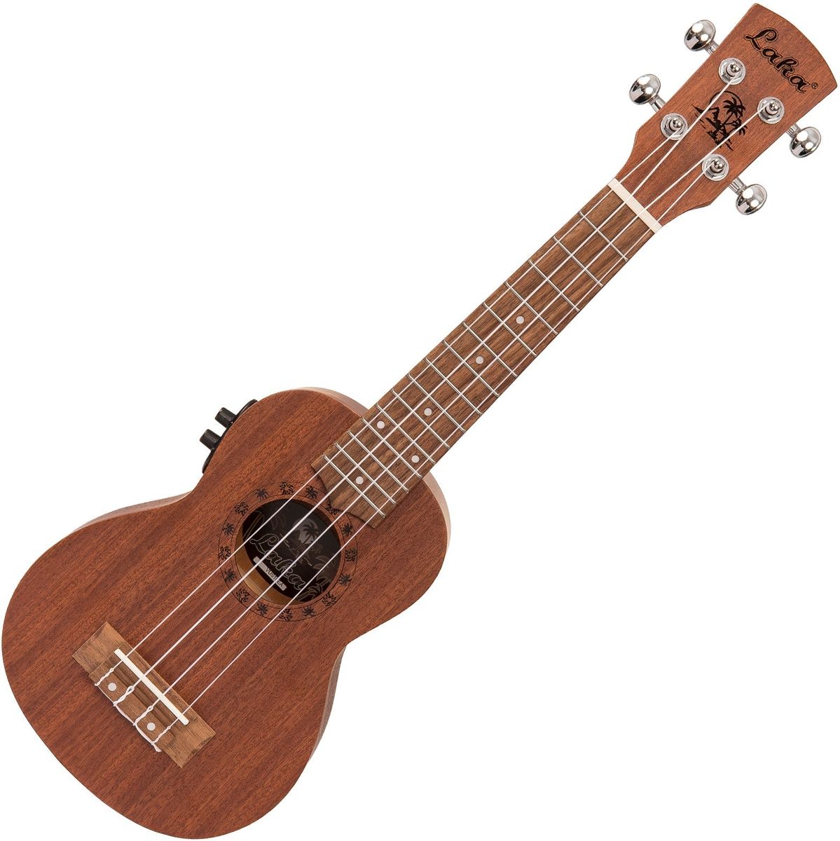 Laka Mahogany Series Electro Ukulele &amp; Bag - Soprano