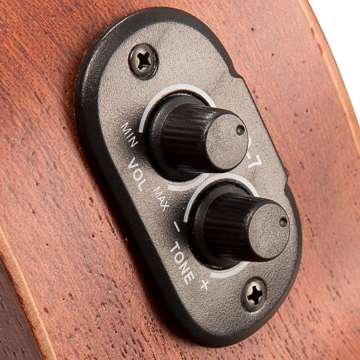 Laka Mahogany Series Electro Ukulele &amp; Bag - Soprano