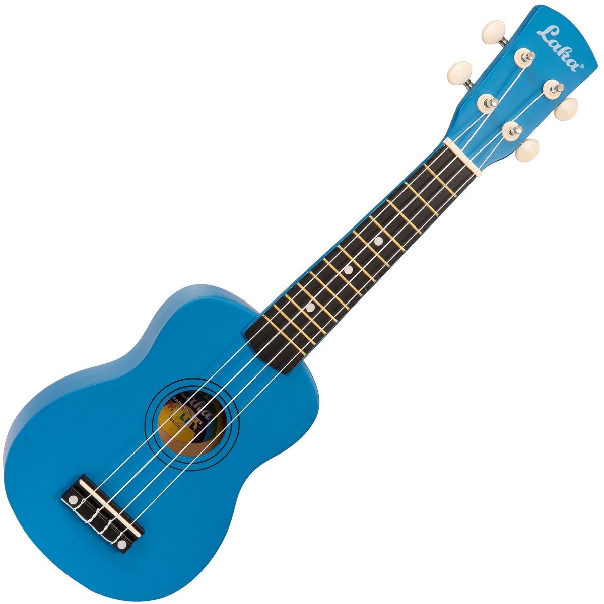 Laka Rainbow Series Ukulele &amp; Bag - Blue