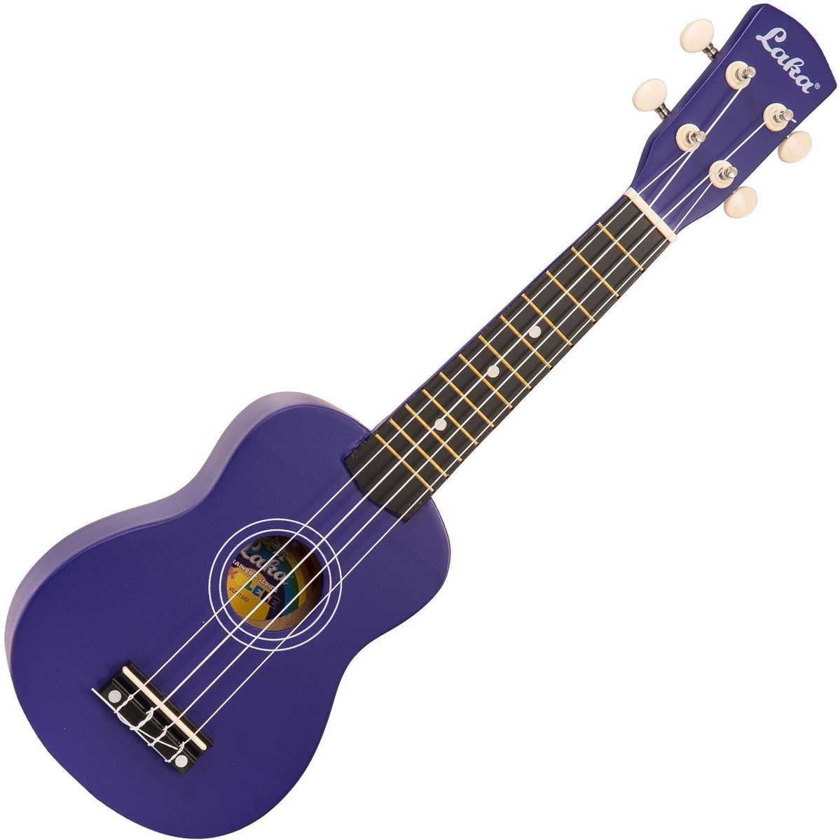 Laka Rainbow Series Ukulele &amp; Bag - Indigo