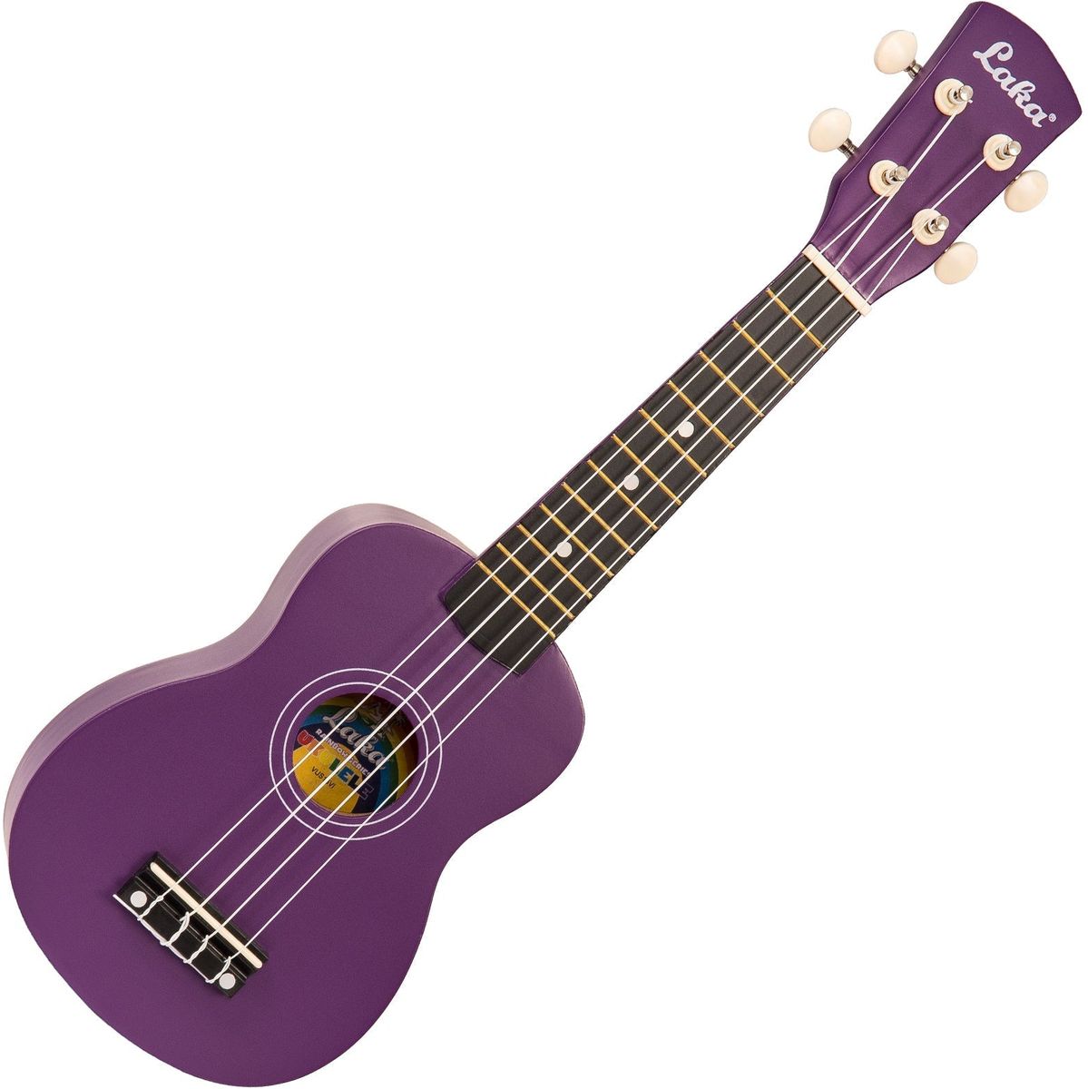 Laka Rainbow Series Ukulele &amp; Bag - Violet