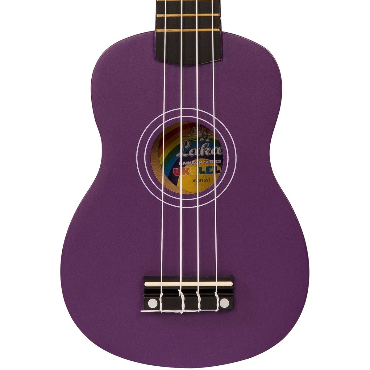 Laka Rainbow Series Ukulele &amp; Bag - Violet